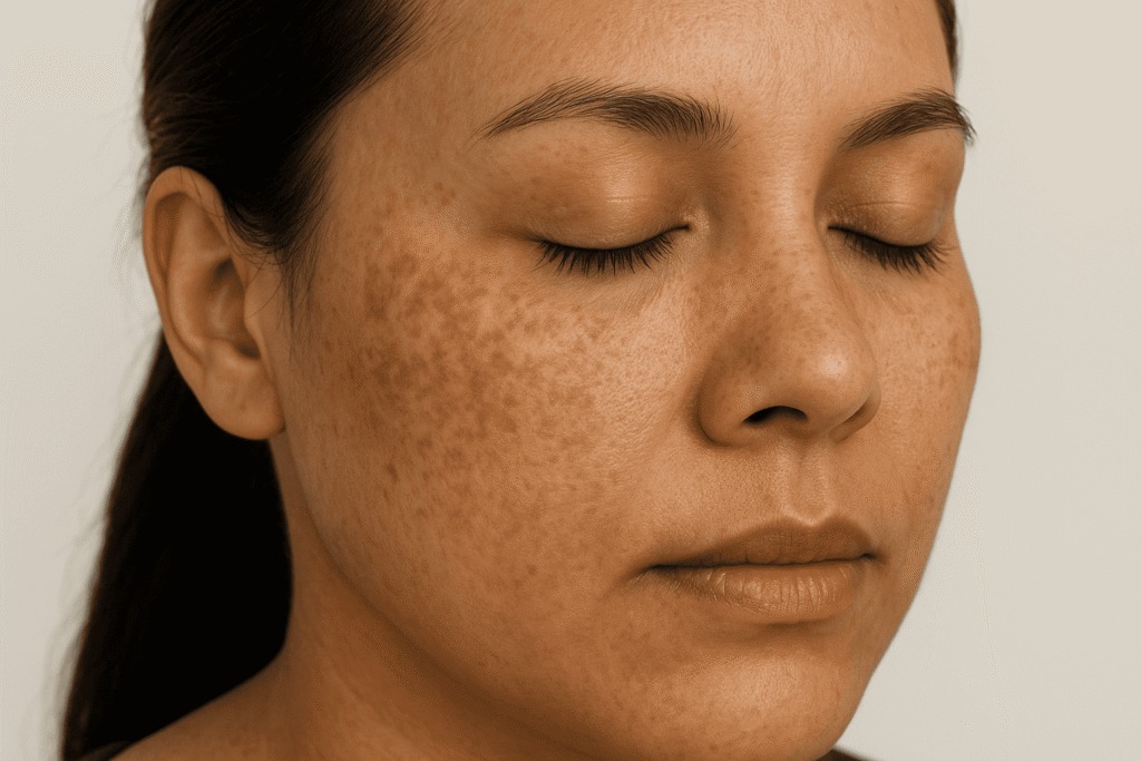 woman with melasma